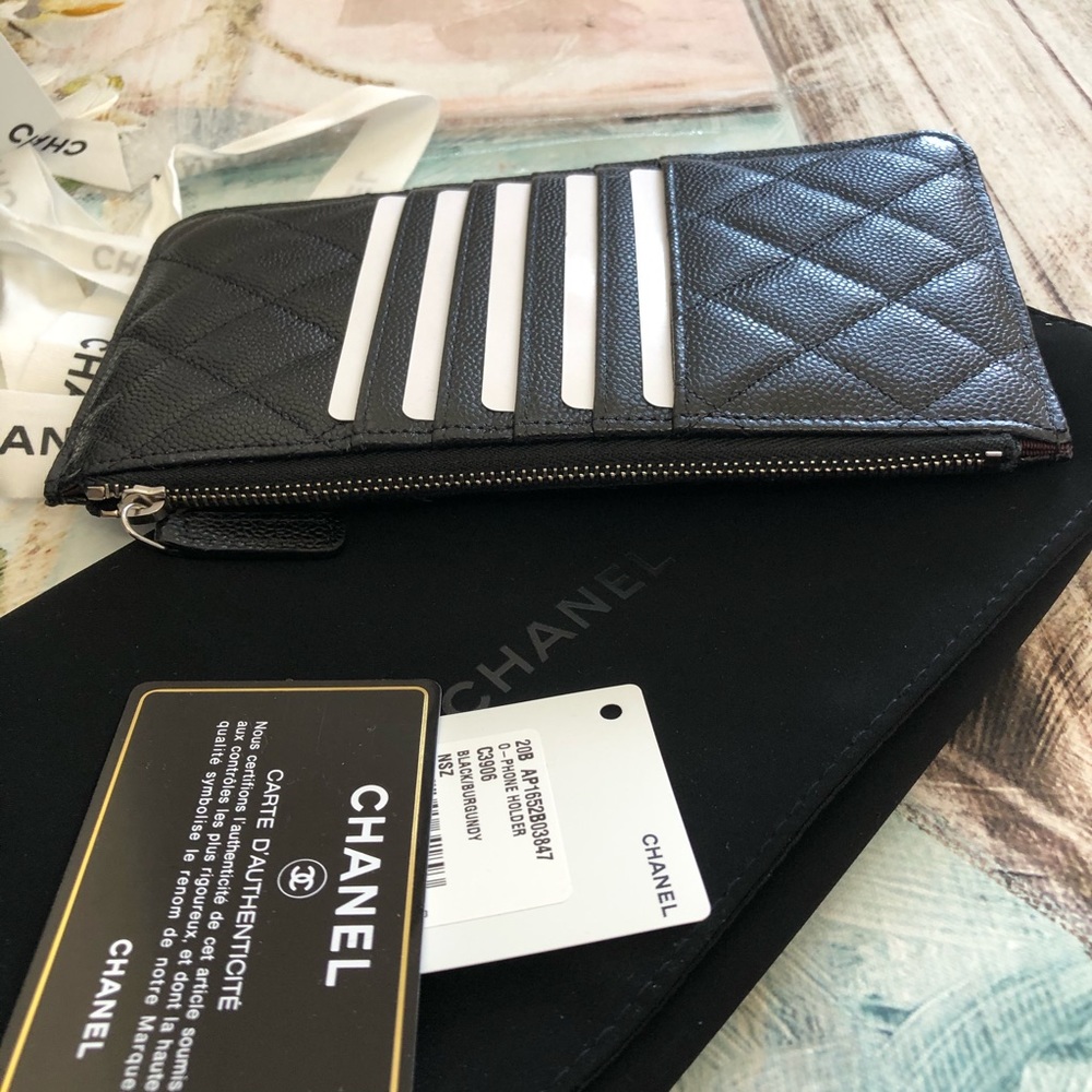 Brand new Chanel black phone wallet SHW - Picture 9 of 16